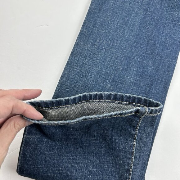 NEW Levis Jeans Womens Blue 505 Straight Leg Mid Rise Stretch Denim Sz 4M/27 - Picture 14 of 16